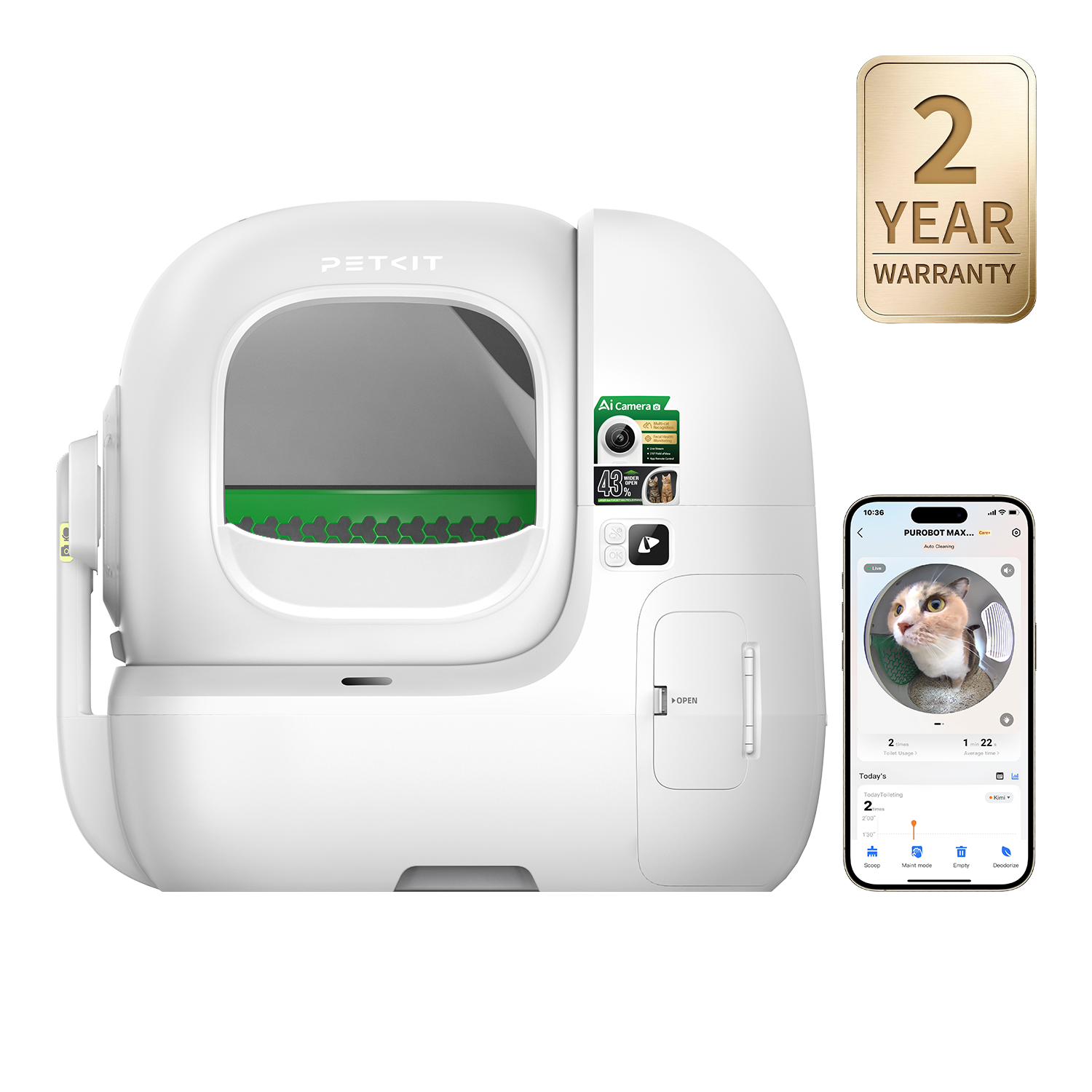 Exact P9904 one-box unit with app/warranty artwork